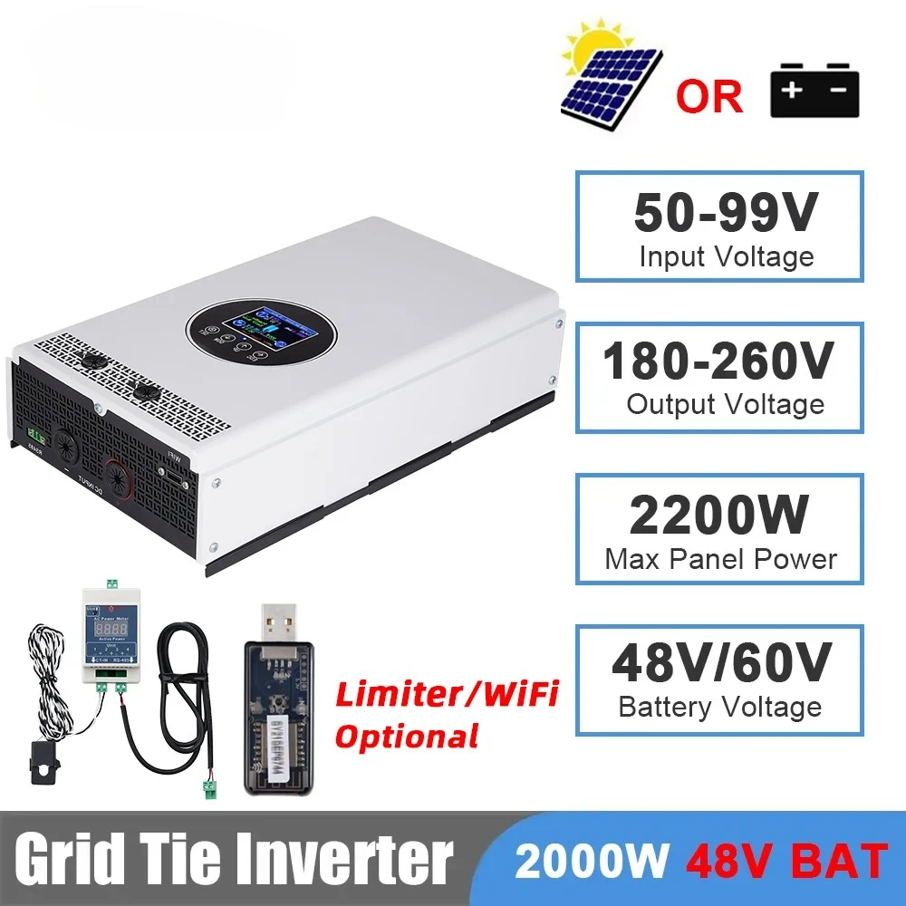Grid Tie Inverter Limiter 2000W - محول طاقة متصل بالشبكة بقدرة 2000