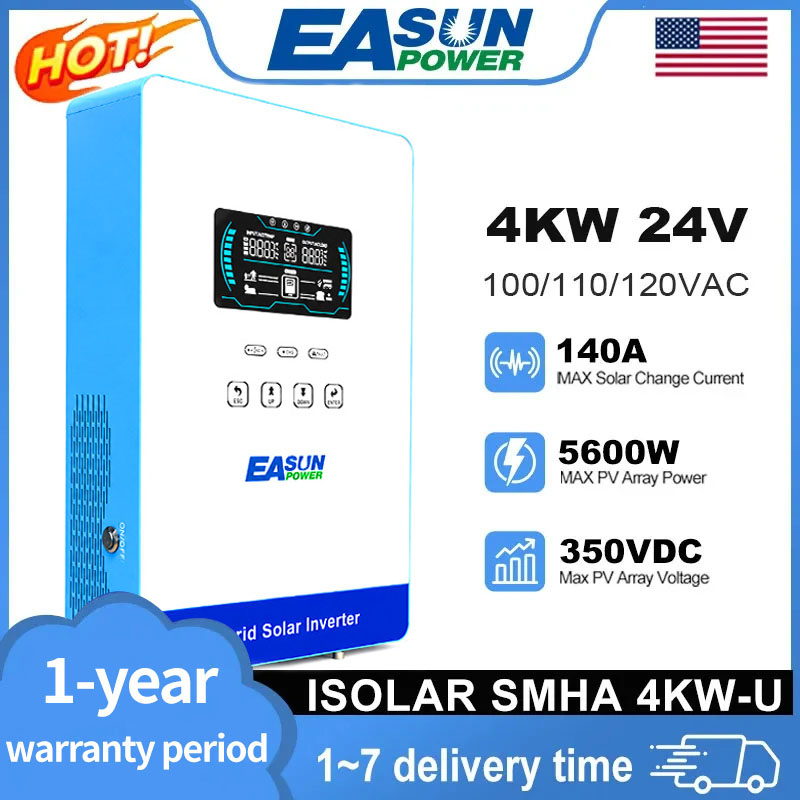 Grid Tie Inverter Limiter 2000W - EASUN POWER 4000W 110V محول طاقة
