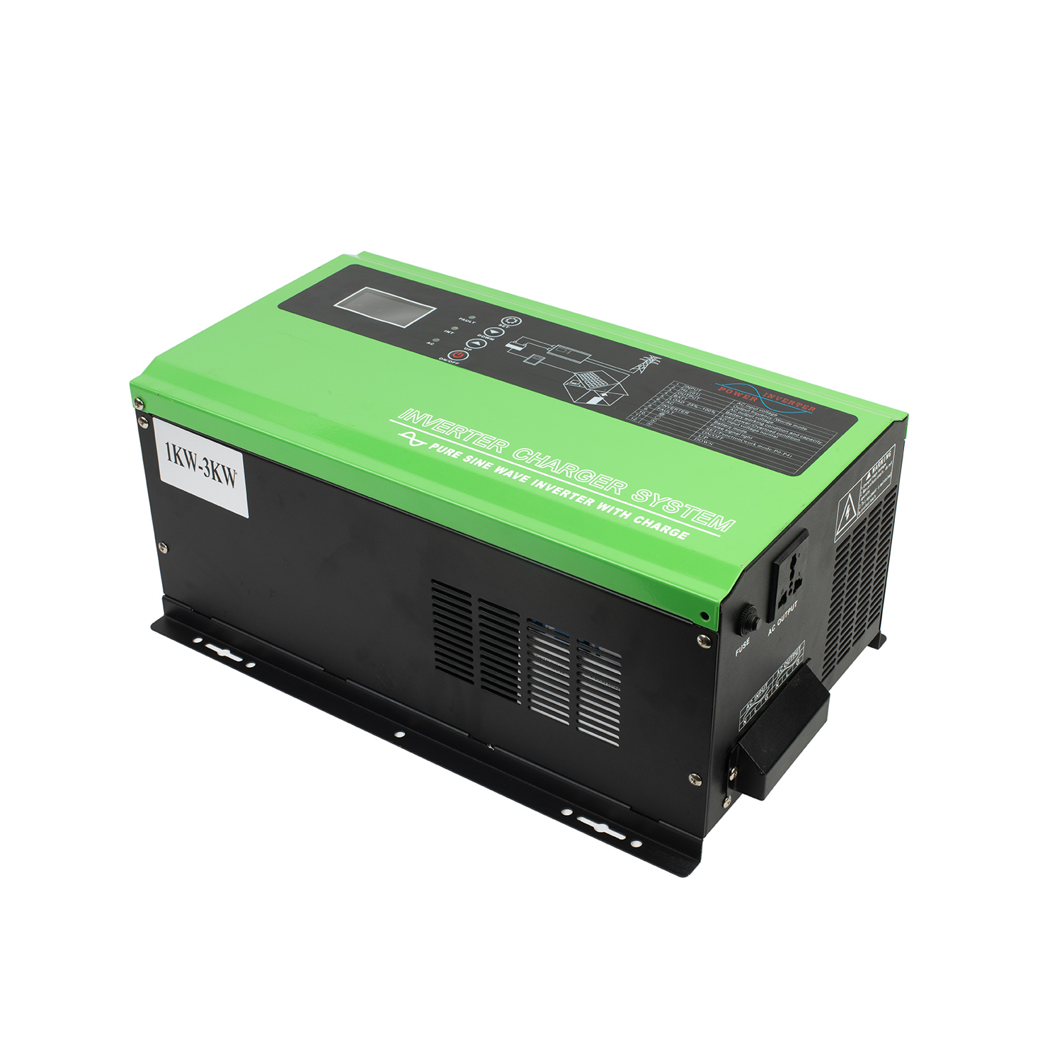 محول طاقة شمسية خارج الشبكة بم - مراجعة Off Grid Solar Inverter 48V 6000W وسعره