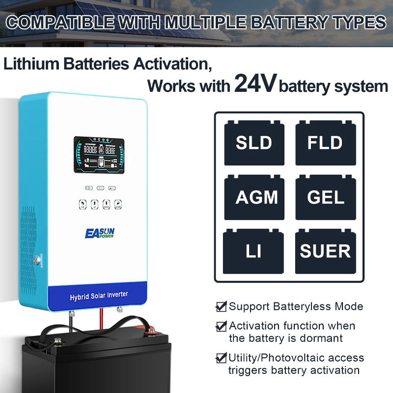 عاكس طاقة EASUN POWER 4KW، عاك - مراجعة Grid Tie Inverter Limiter 2000W وسعره