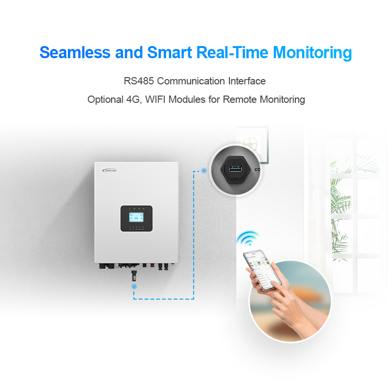 وصول جديد: محولات طاقة شمسية ه - مراجعة Hybrid Solar Inverter 5.5Kw Mppt 48V وسعره