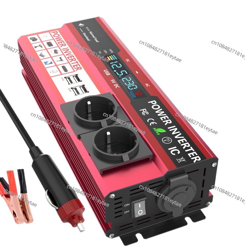 محول طاقة من 12 فولت إلى 220 ف - مراجعة Power Inverter 12V 220V 4000W Continuous وسعره