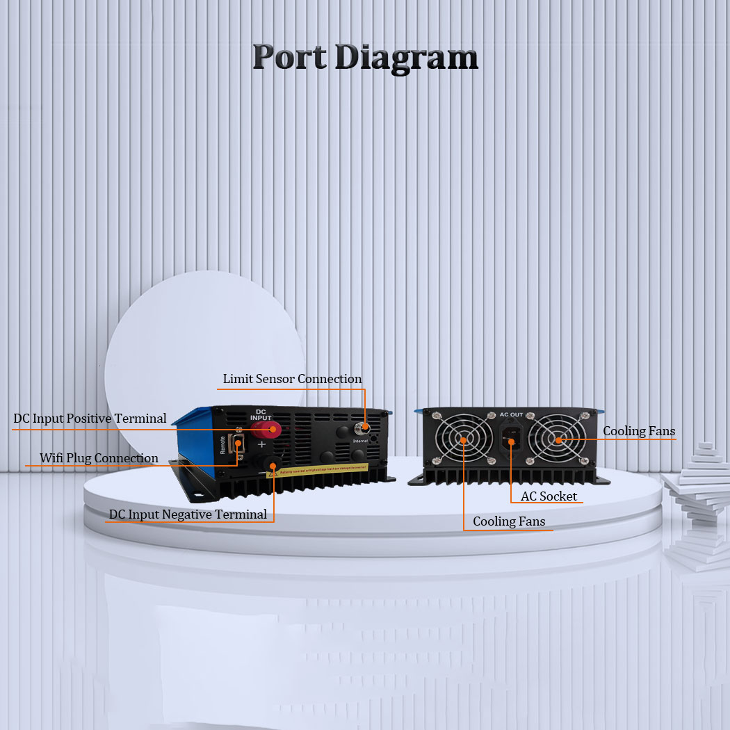Y & H 2000 واط MPPT الشمسية شب - مراجعة Grid Tie Inverter Limiter 2000W وسعره