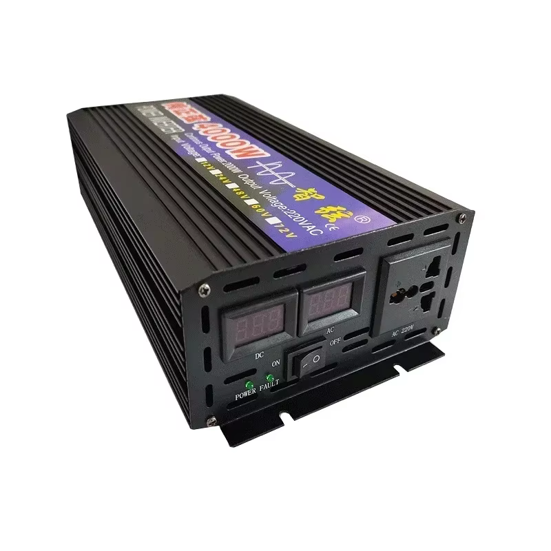 محول طاقة موجة جيبية نقية 3/40 - مراجعة Power Inverter 12V 220V 4000W Continuous وسعره