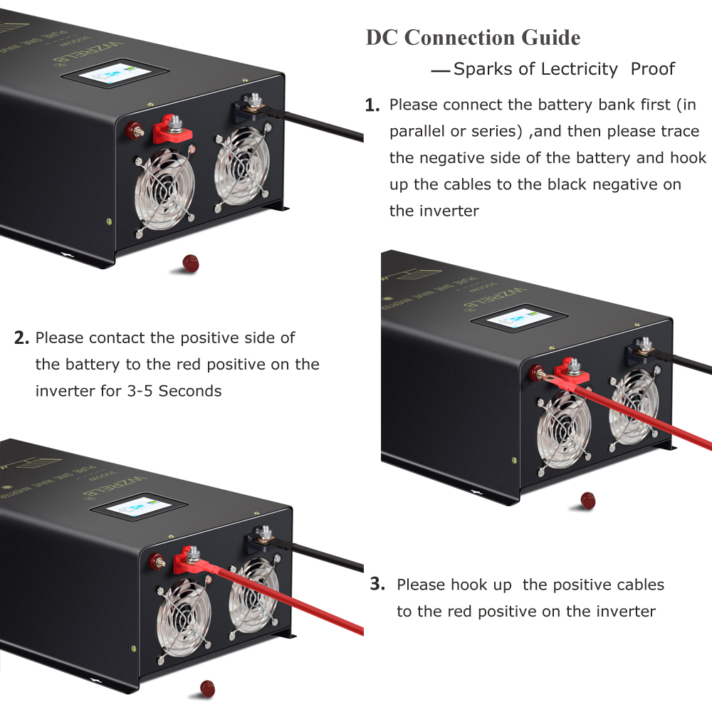 محول طاقة شمسية نقي بقدرة 6000 - مراجعة Off Grid Solar Inverter 48V 6000W وسعره