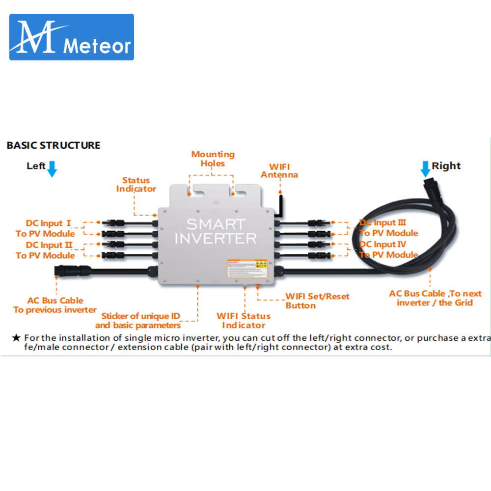 1200 واط 1400 واط الشمسية شبكة - مراجعة Micro Inverter 1400W Solar Grid Tie وسعره