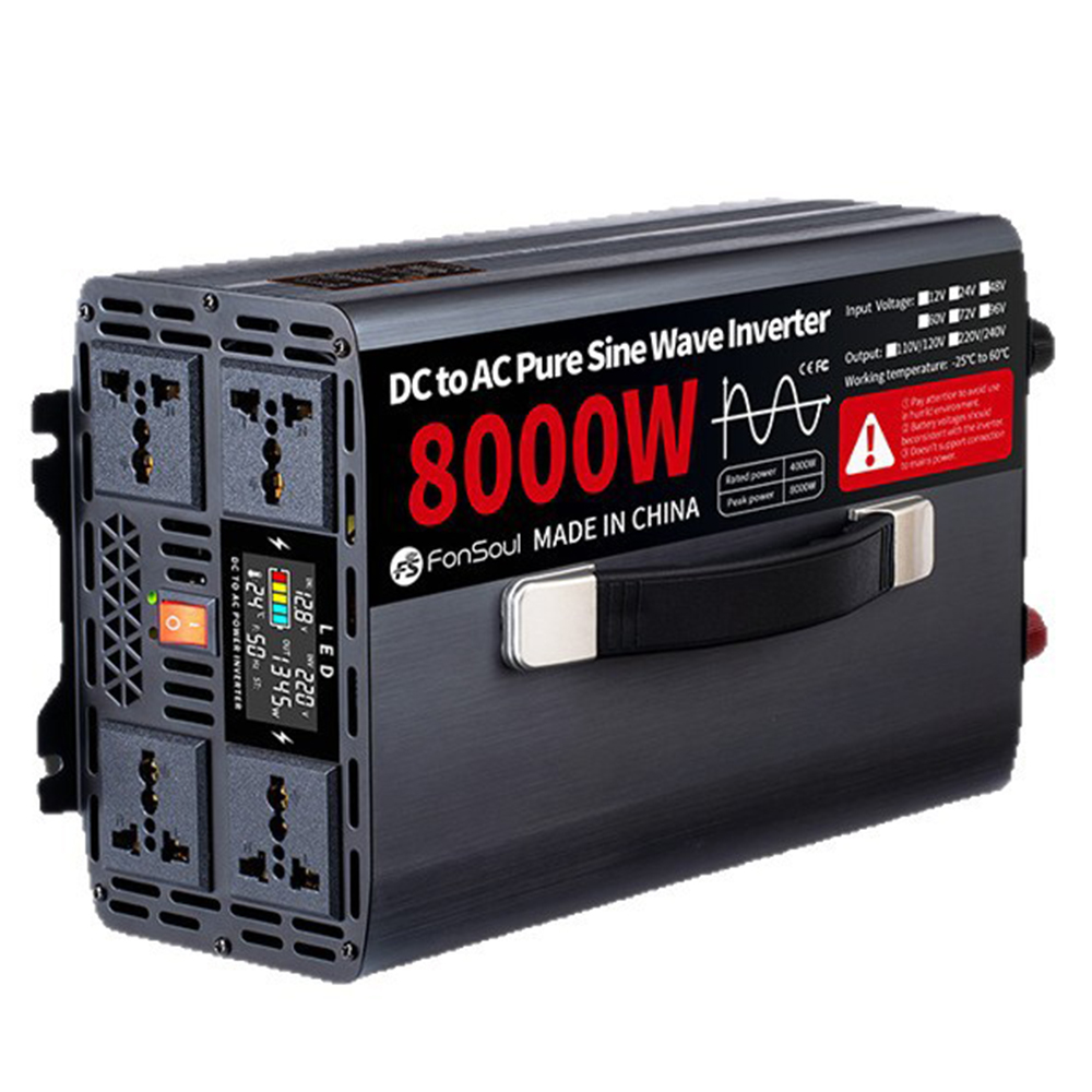 محول تيار نقي موجة جيبية 5 كيل - مراجعة Pure Sine Wave Inverter 5000W 48V 220V وسعره