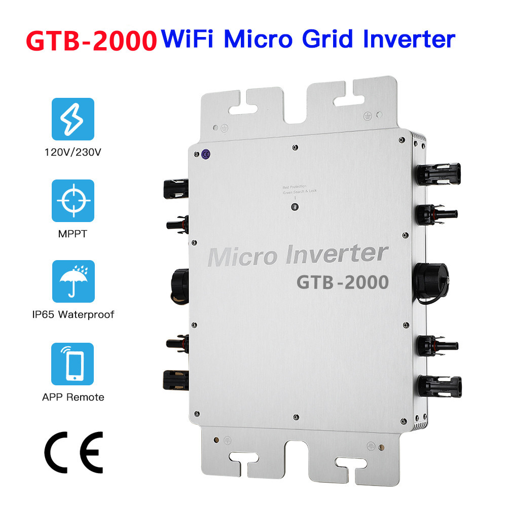 مقاوم للماء IP65 مايكرو العاكس - مراجعة Grid Tie Inverter Limiter 2000W وسعره