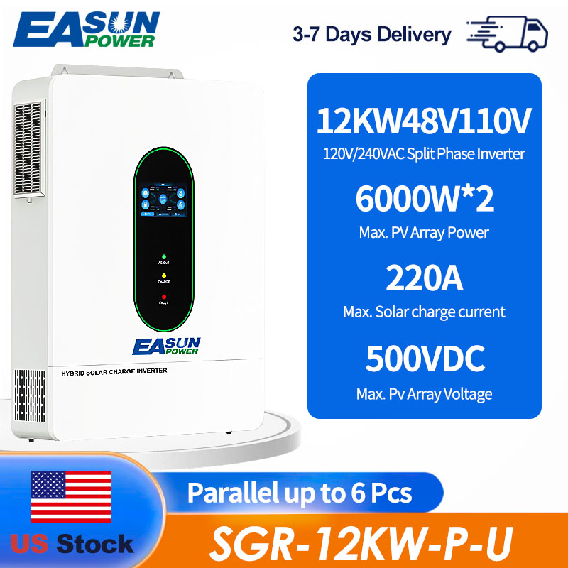 EASUN POWER US عاكس شمسي هجين  - مراجعة Grid Tie Inverter Limiter 2000W وسعره