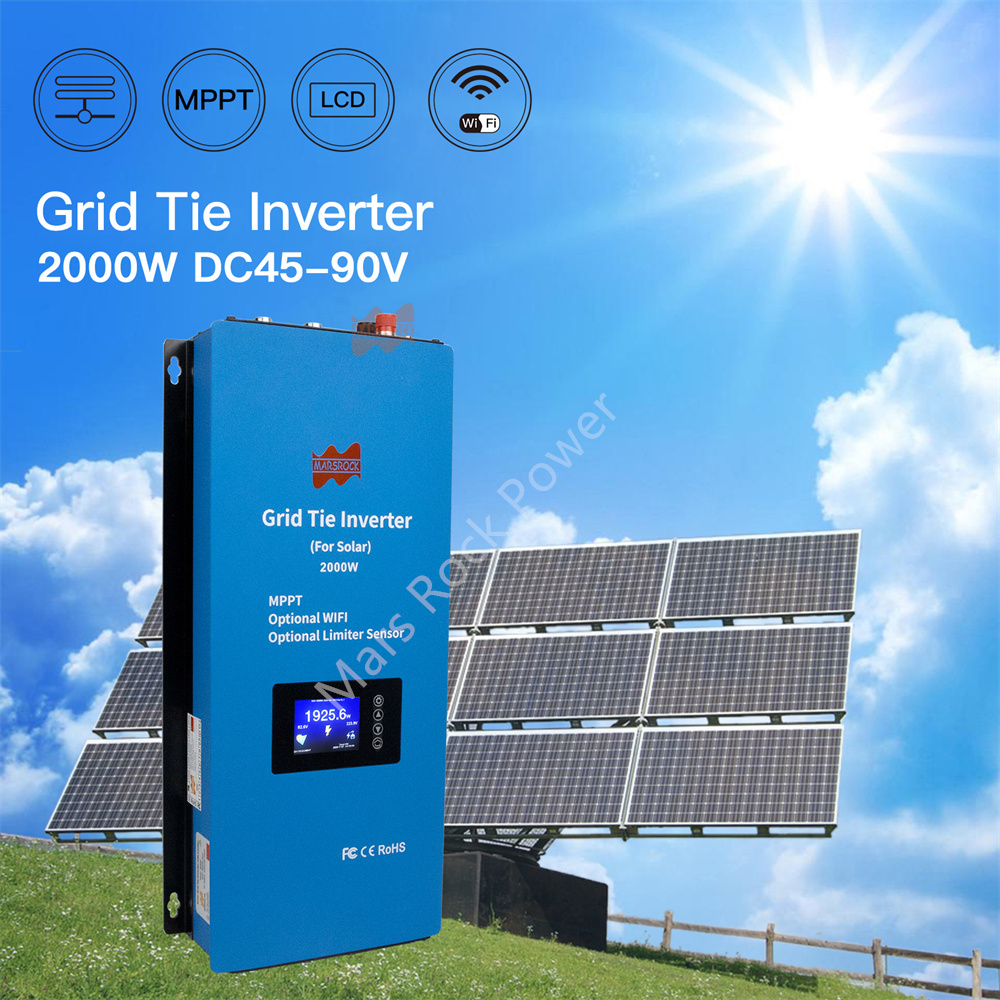 عاكس طاقة شمسية متصل بالشبكة ب - مراجعة Grid Tie Inverter Limiter 2000W وسعره