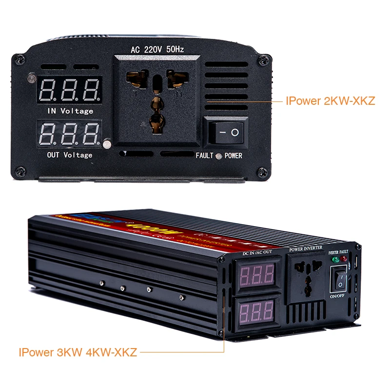 محول طاقة شمسي للسيارة والمنزل - مراجعة Pure Sine Wave Inverter 5000W 48V 220V وسعره