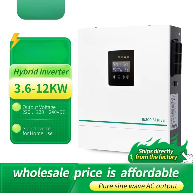 محول طاقة شمسية هجين 3.6 كيلو  - مراجعة Hybrid Solar Inverter 5.5Kw Mppt 48V وسعره
