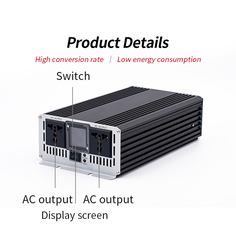 محول تيار متردد بقدرة 6000 واط - مراجعة Pure Sine Wave Inverter 5000W 48V 220V وسعره