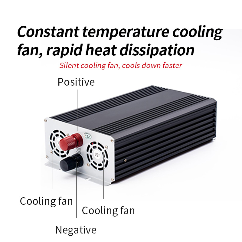 محول تيار متردد بقدرة 6000 واط - مراجعة Pure Sine Wave Inverter 5000W 48V 220V وسعره