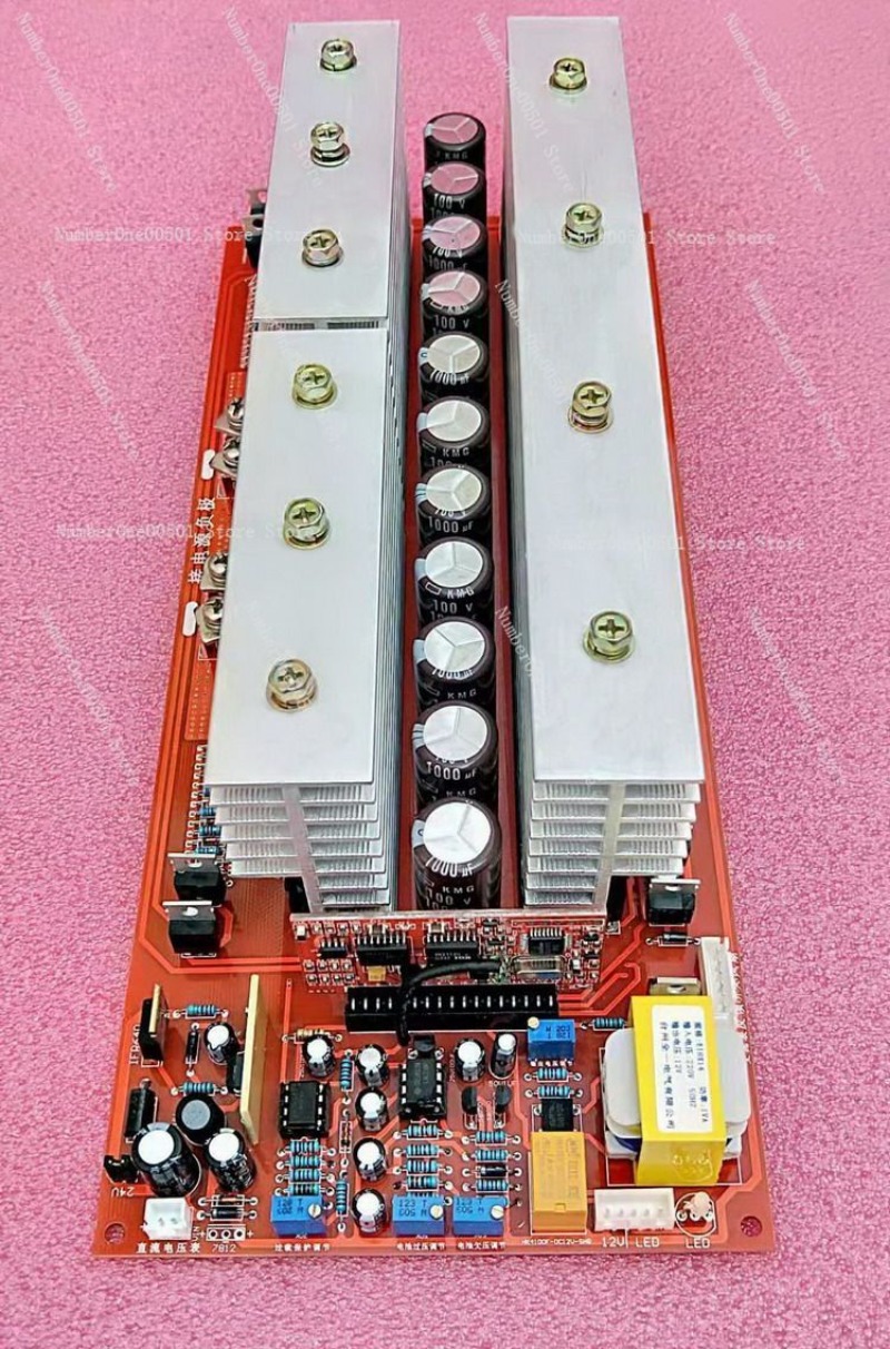 لوحة محول تيار عالي القدرة بمو - مراجعة Pure Sine Wave Inverter Board 24V 48V وسعره